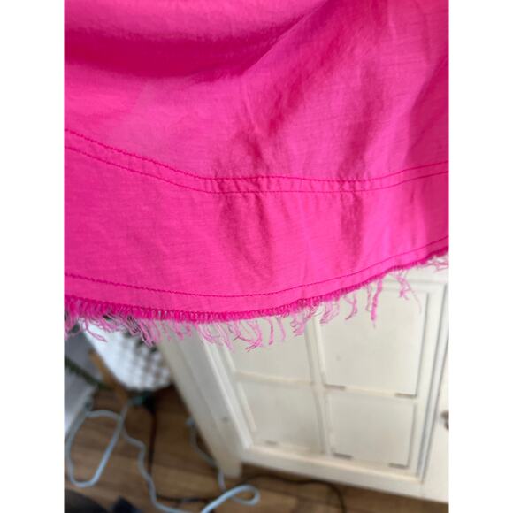 Pilcro By Anthropologie Women's 3X Pink Oversized Button-Up Blouse - Picture 3 of 4